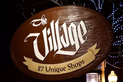 village shops in gatlinburg sign